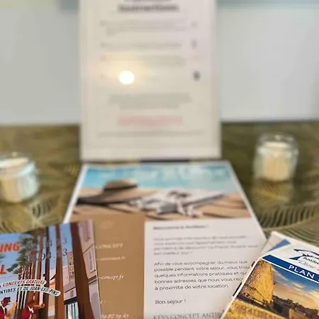 Le Cosy Corner : 2 Pers De Standing + Terrasse Apartment Antibes